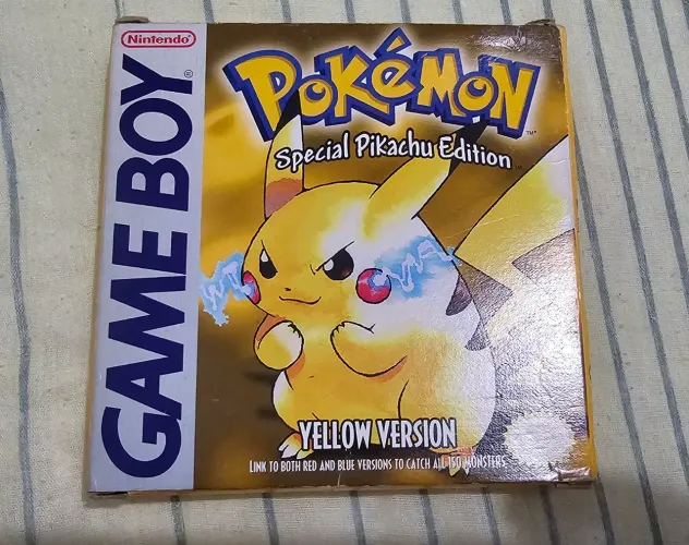 Pokémon Yellow Amarelo Game Boy