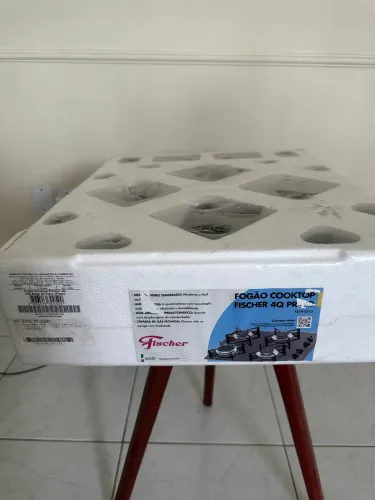 Cooktop Fischer 4 bocas vidro temperado 