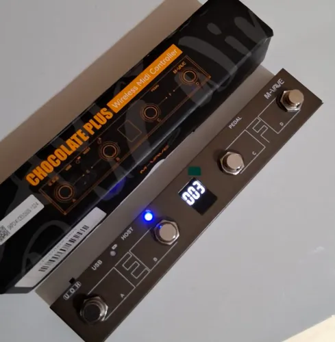Pedal Controlador MIDI sem fio Chocolate Plus
