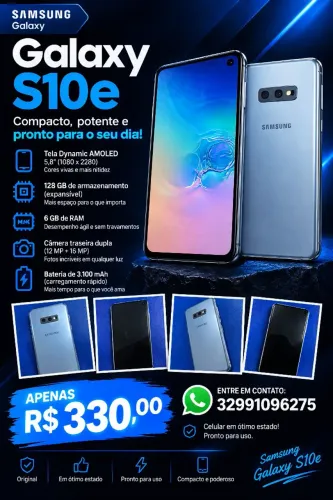 Samsung Galaxy S10e | Compacto e Premium