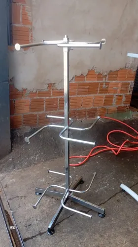 arara central giratória de chão de múltiplos níveis