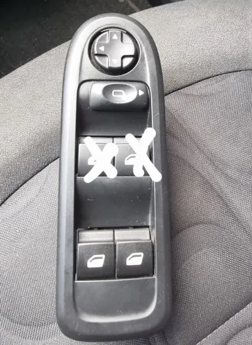 Interruptor vidro elétrico Citroën e Peujeot 