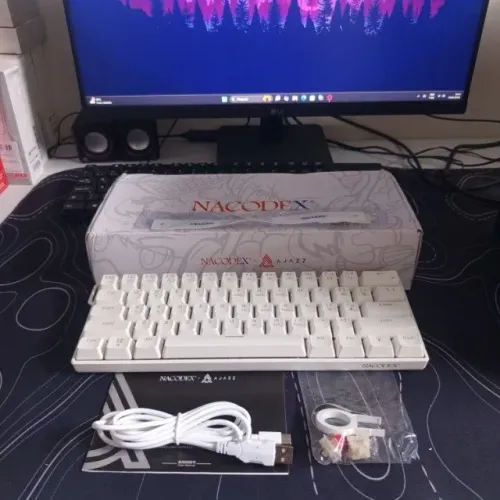 Teclado mecânico Ajazz NK61 60% Switch vermelho + Entrega gratis
