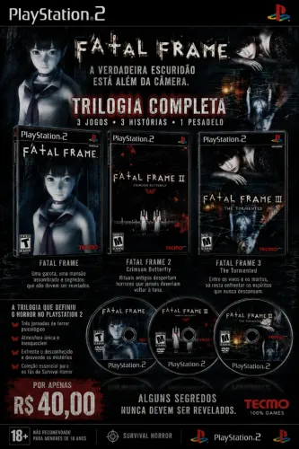 Fatal Frame I, II e III ( TRILOGIA ) PS2