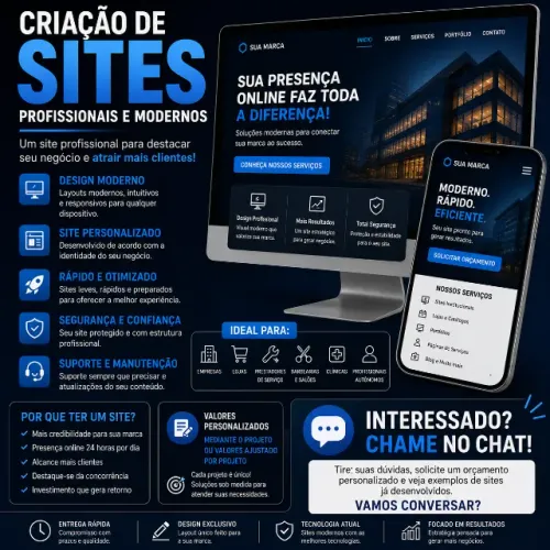 CRIAÇÃO DE SITES