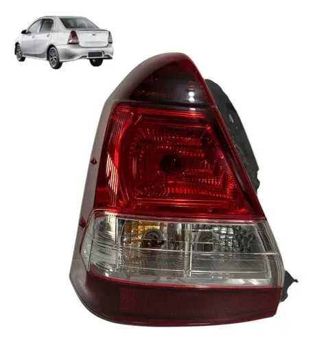 Lanterna Etios Sedan 2013 2014 A 2021 Fumê Esquerda Original Esquerdo/motorista Vermelho