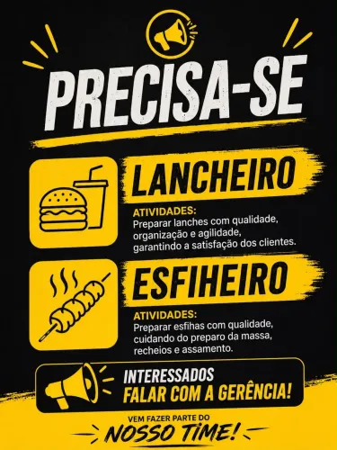 Vaga para produção 