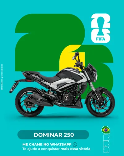 DOMINAR 250 - S/ Entrada!!! PRIMEIRA PARCELA PRA AGOSTO 2026