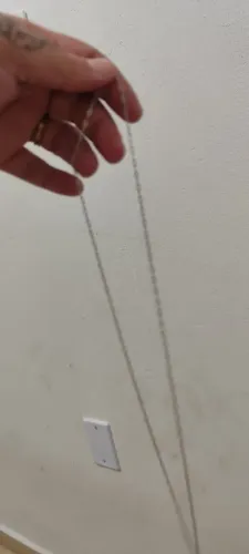 Cordão banhado a prata