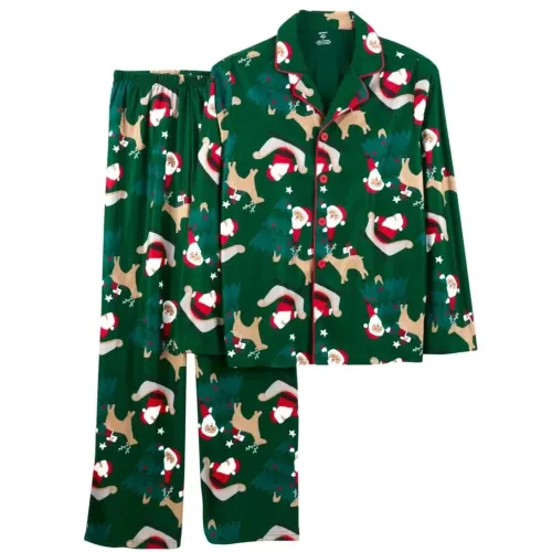 Pijama Carters Adulto G Natalino Camisa e Calça 