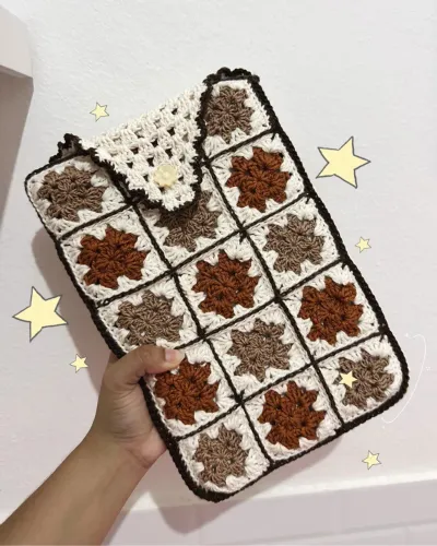 Bolsinha para tablet para encomendar de croche