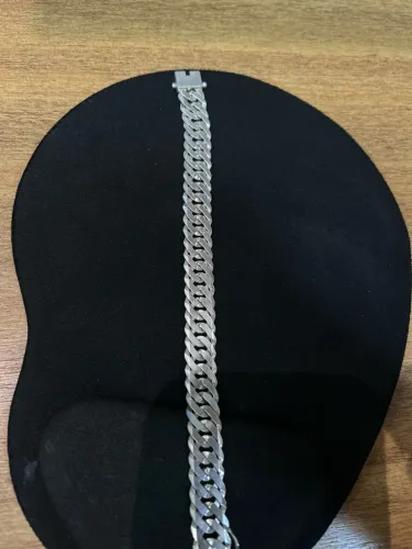 Pulseira 13 mm prata 925