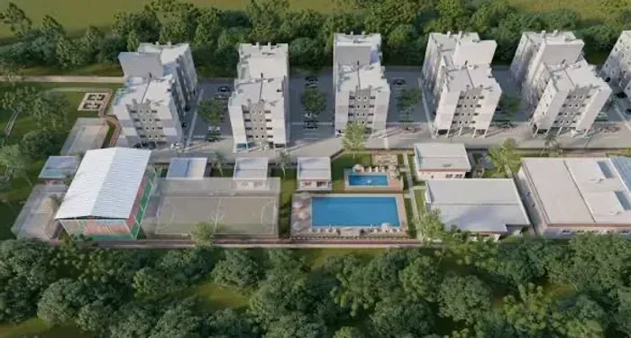 Apartamento lindo, com vista livre   Garden Clube II