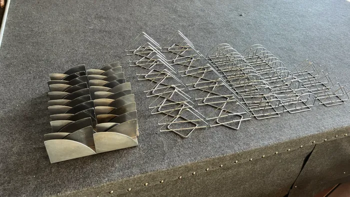 Porta Guardanapo de Mesa em Metal / Inox (Vários Modelos)