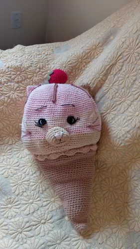 Almofada de sorvete de gatinho 