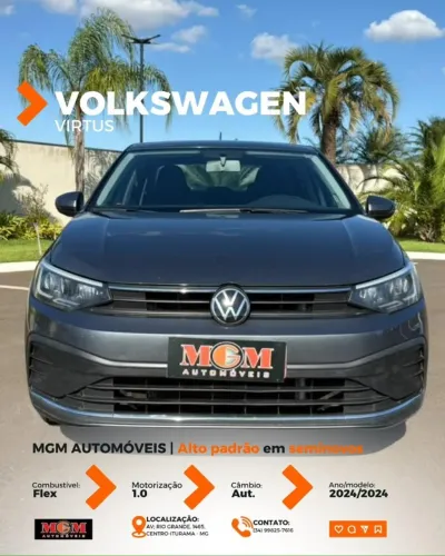 Volkswagen Virtus TSI 1.0 Flex 12V 4P Aut. 2024