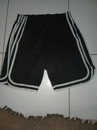 Shorte Masculino Esportivo Preto de Malha Dryfit