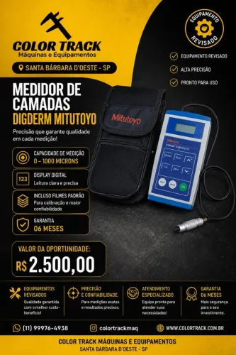 Medidor de Camadas DigDerm Mitutoyo
