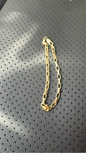 Vendo pulseira de prata banhada a ouro 18k nova