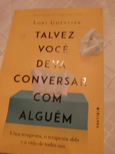Livro Talvez você deva conversar com alguém