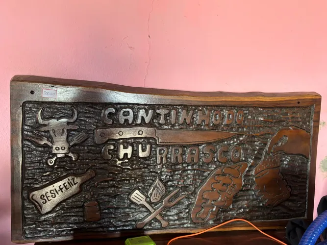 Tábua de churrasco rústica