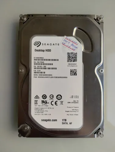 HD Sata Seagate - Desktop HDD, 1 TB, 3.5