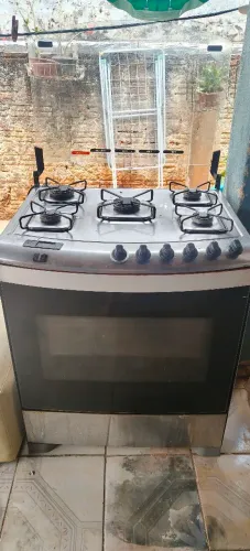 Fogão funcionando tudo