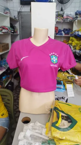 Camisa feminina Brasil 