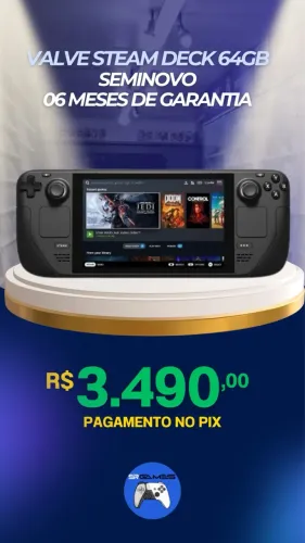 Valve Steam Deck 16GB RAM / Tela 7,4?