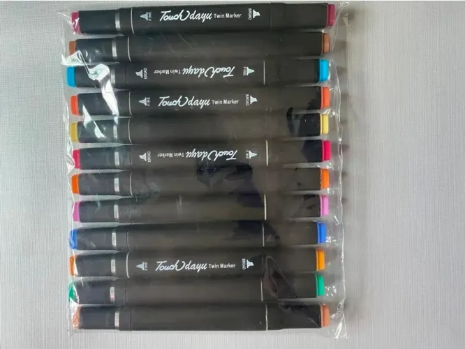 Jogo de Canetas Marcadoras Touch Dayu Twin Marker 