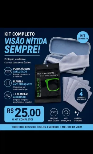 Kit para óculos 