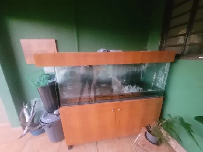 AQUÁRIO 600 LITROS JA COM MOVEL E SUMP
