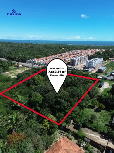 Imóvel para venda possui 7600 metros quadrados em Centro - Raposa - MA