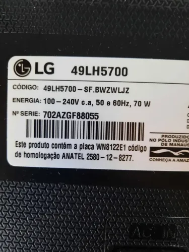 TV LG 49polegadas para retirada de peças
