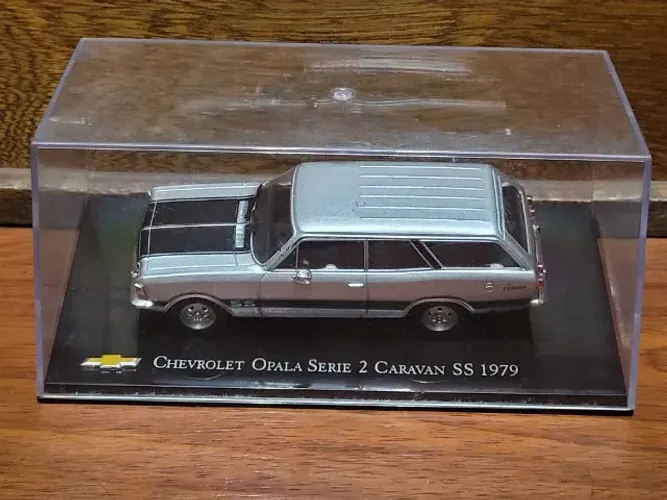 Opala Serie 2 Caravan SS 1979 - Coleção Chevrolet Collection - Carrinho Miniatura 1/43