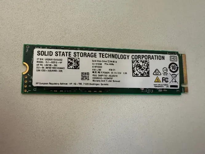 SSD 500GB Nvme Lite-On 2280 Gen 3 - Acer, Lenovo, HP , Dell Seminovo - Oportunidade