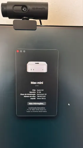 Mac mini M4 16GB/256GB novíssimo