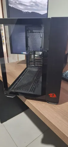 Gabinete lian li dynamic mini v1 + 9 fans ARG