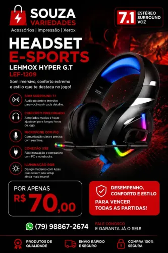 Headset Gamer