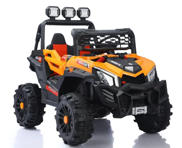 UTV Elétrico Infantil Volt-4 12V, Luzes, USB/MP3, Bluetooth, Suspensão, Suporta até 30kg