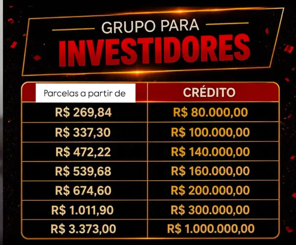 Investimento de sucesso 