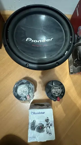 KIT DE SOM AUTOMOTIVO - NOVO, NUNCA USADO