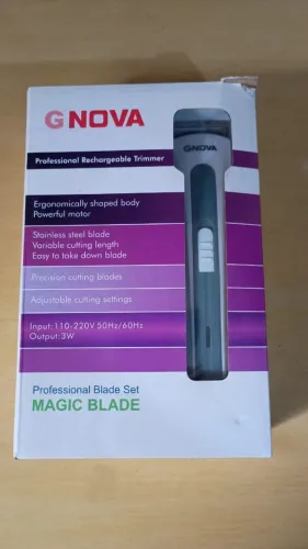 Máquina de Cortar Cabelo e Acabamento Magic Blade Recarregável e Bivolt