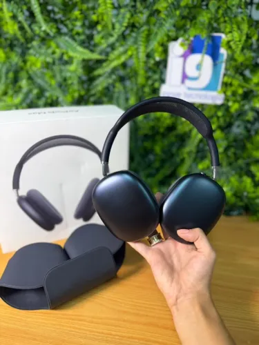 AirPods Max Apple Conector USB C Cor Meia noite Model 3184 MWW43AM/A Impecável Com