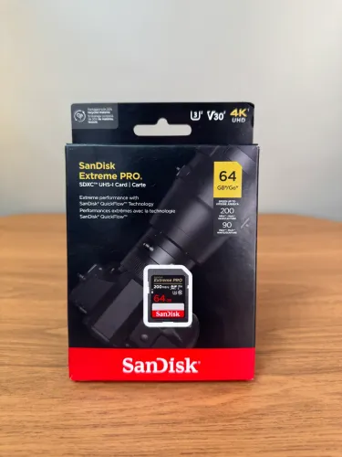Cartão 64GB Extreme Pro Sandisk (Original) Novo