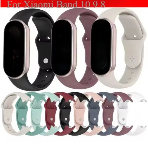 Pulseira resistente para Mi band 8, Mi band 9 , Mi band 10 com feito de metal 