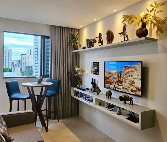 Apartamento Mobiliado em Boa Viagem no Golden Sky