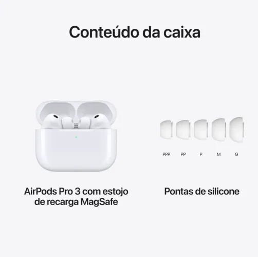Apple Airpods Pro 3 com NF Lacrado
