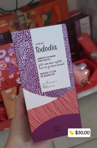Caixa Sabonetes Natura Tododia