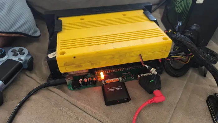 Super Kit NEO GEO MVS MV1FZ com UNIBIOS e cartucho multi jogos 150 in 1 e supergun